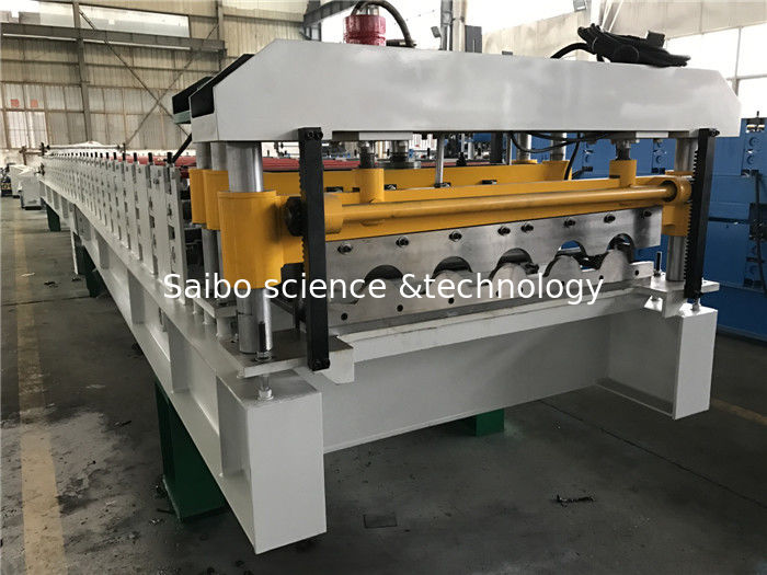5.5kw 18 Stations Tile Roll Forming Machine / Roof Tile Making Machine