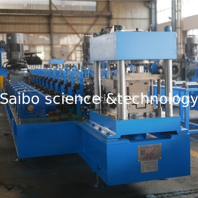 Hydraulic Decoiler Hat Profile Roll Forming Machine 5T With 4mm Thickness